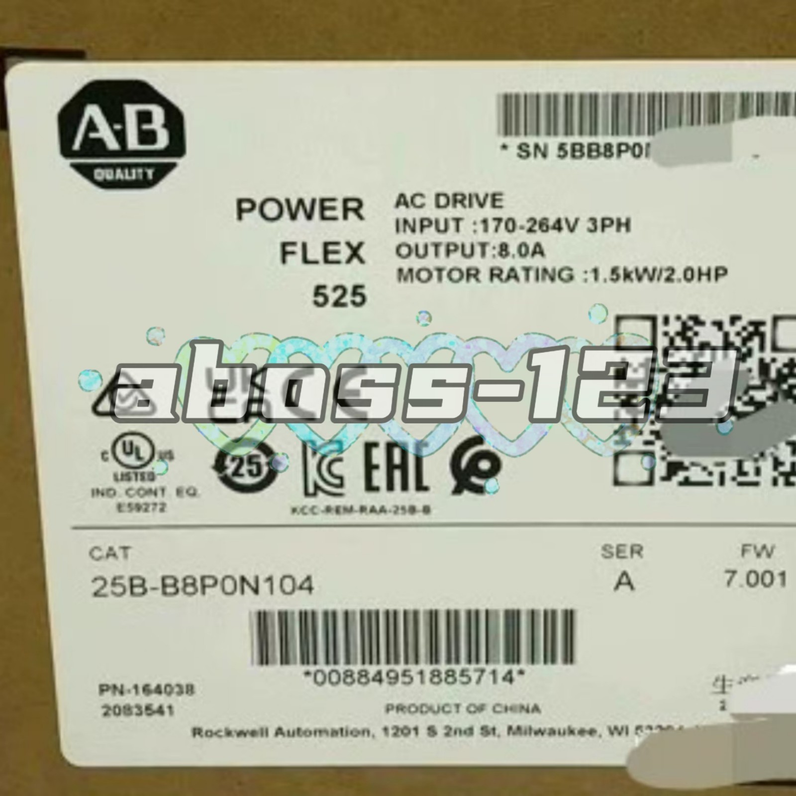 Brand 25B-B8P0N104 Frequency Converter#1pcs New In Box