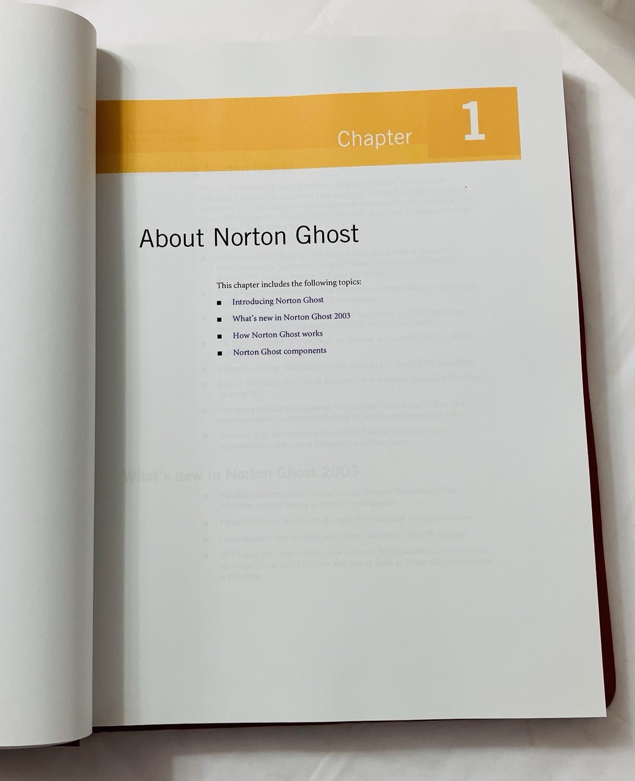 Norton Ghost 2003 User’s Guide Manual Binder Symantec Restore Backup Cloning EXC