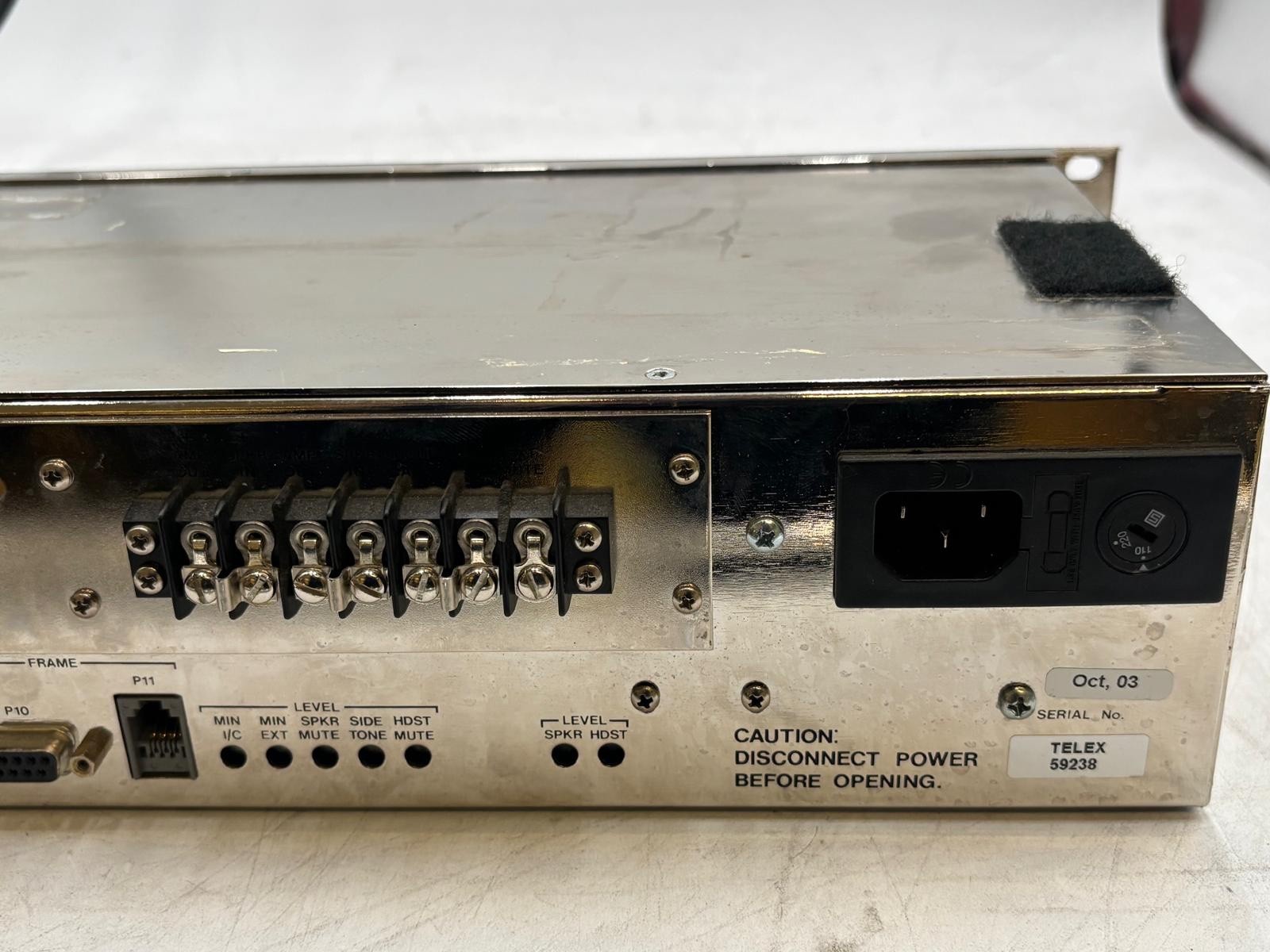 RTS Systems KP96-7 Telex Matrix Intercom Key Panel w/ AKG D58E/200 Microphone