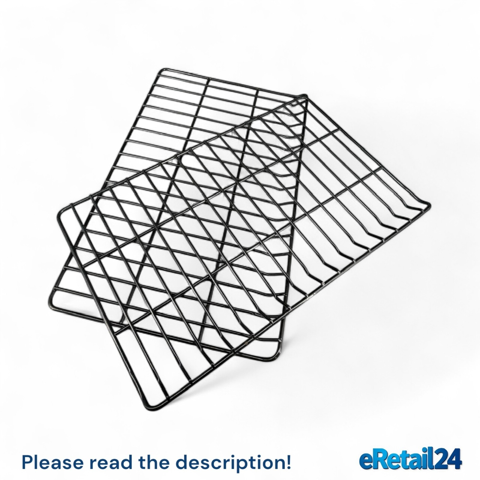 OEM GE Range Oven Rack WB48T10092 WB28T10049 (23 3/4" x 14 7/8") Set of 2