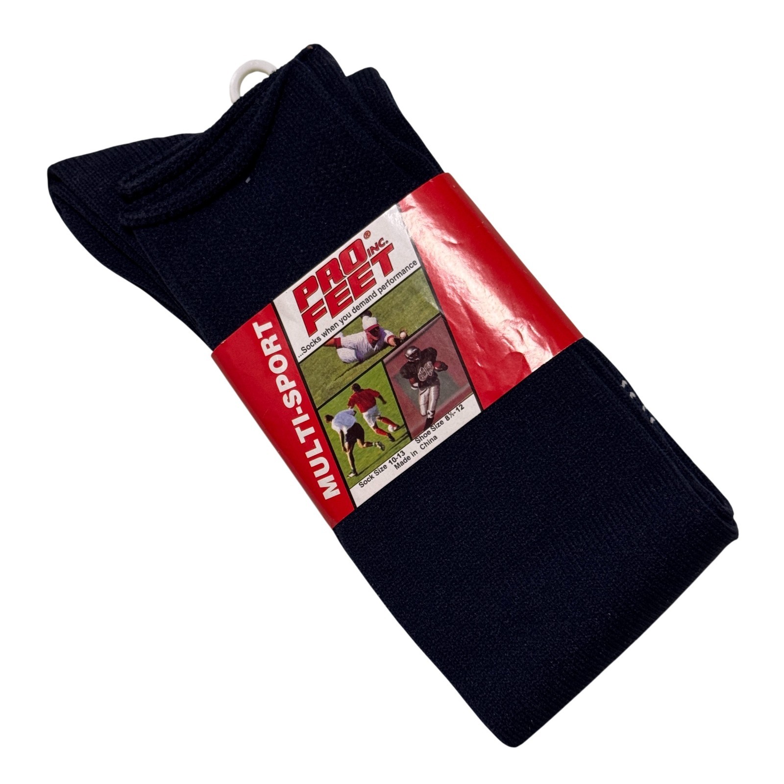 Pro Feet 279 Multi Sport Socks Navy Size 10-13 Athletic Performance USA