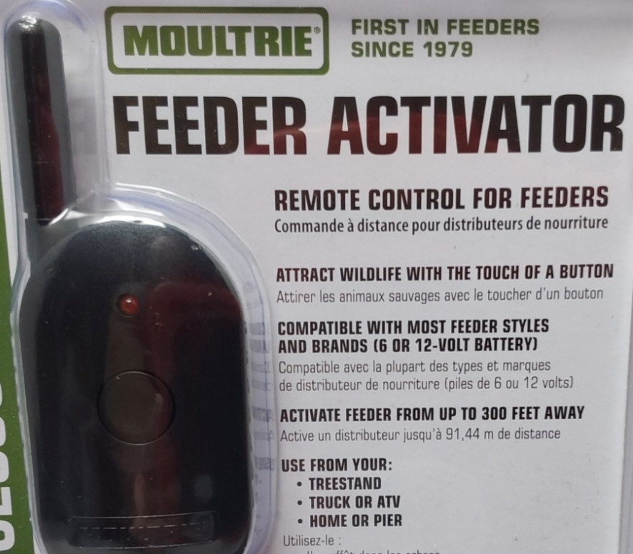 Moultrie Remote Control Wildlife Feeder Activator - Universal, New