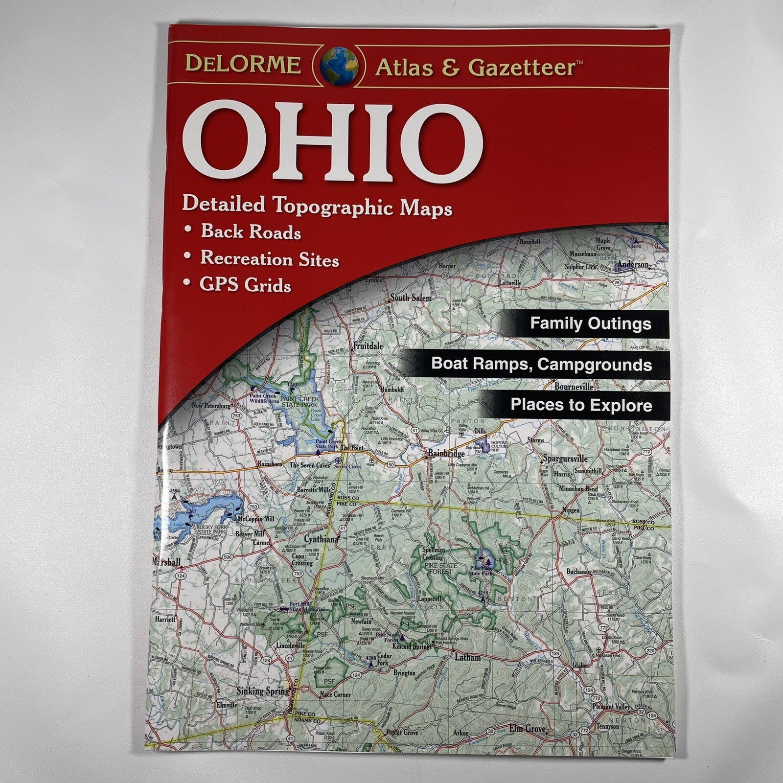 Ohio State Atlas & Gazetteer DeLorme 2011 Topographic Maps GPS Grids