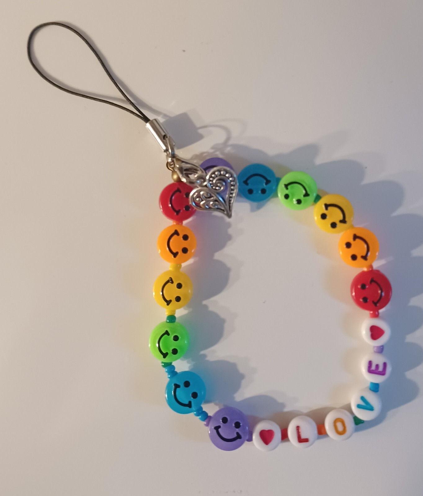 Personalized Custom Cellphone Strap with charms (LGBTQ Rainbow)
