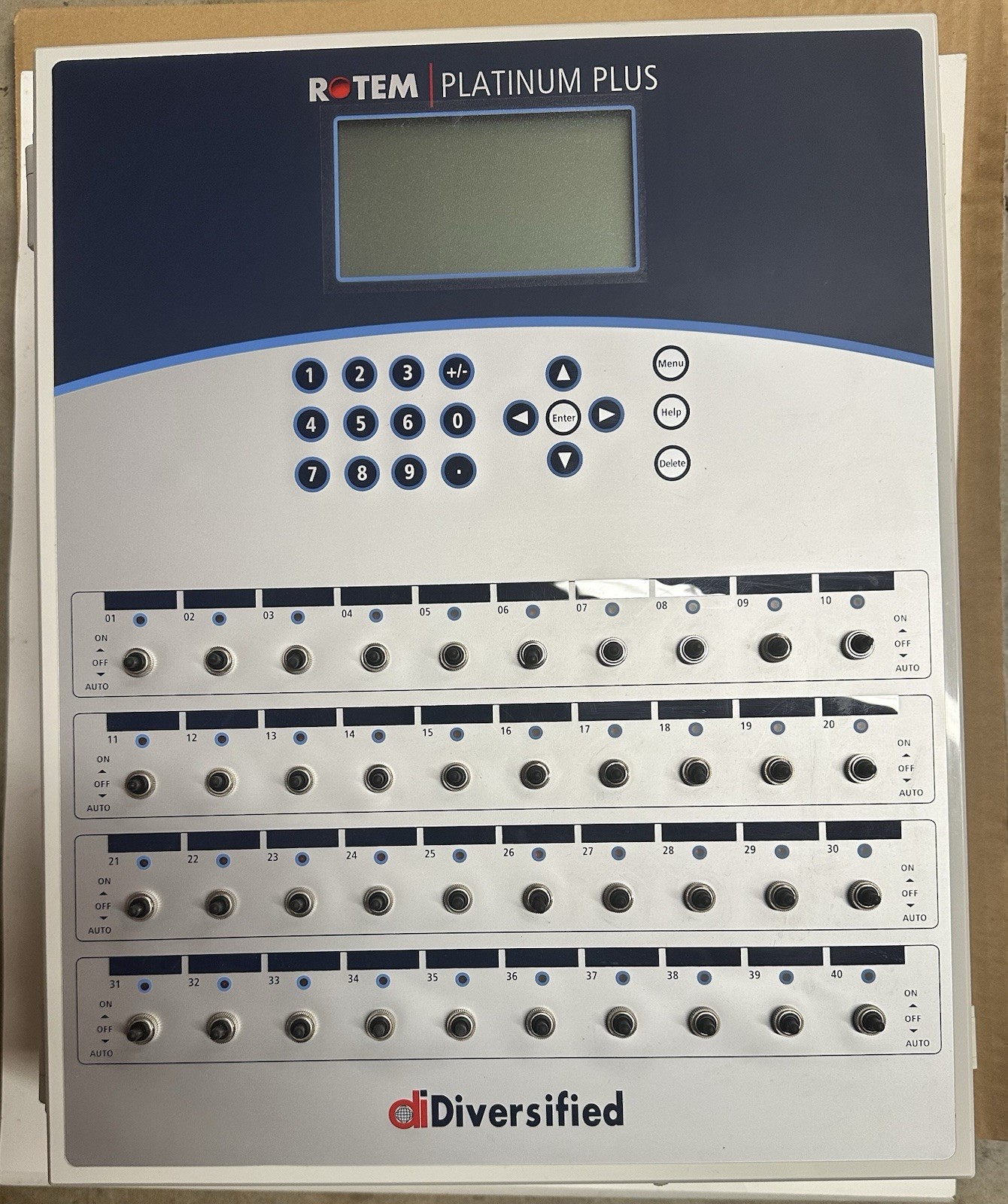 ROTEM Platinum Plus Diversified Control System Box Poultry W/labels For Switches