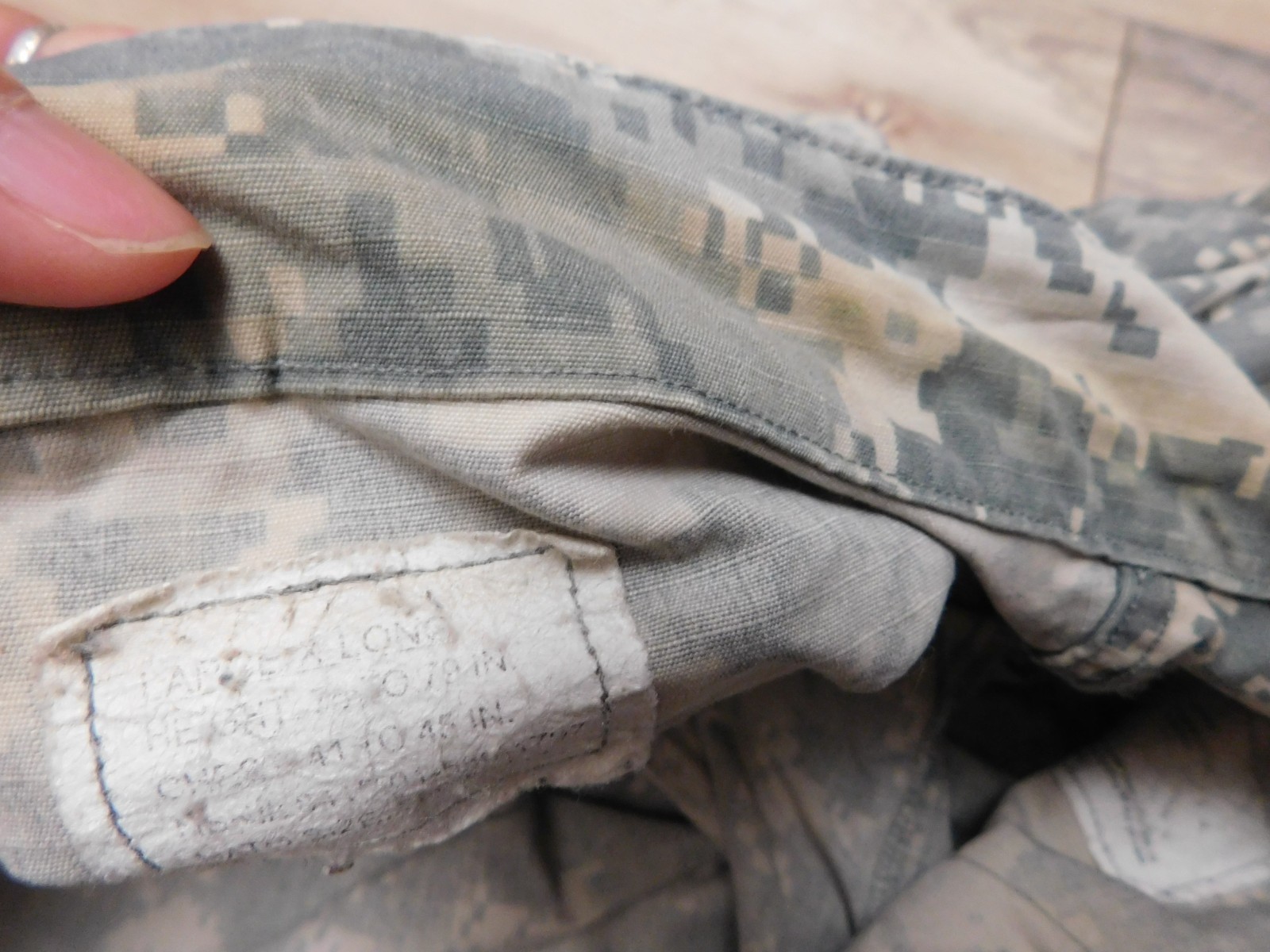 US ARMY ACU TOP COAT SIZE LARGE - X LONG