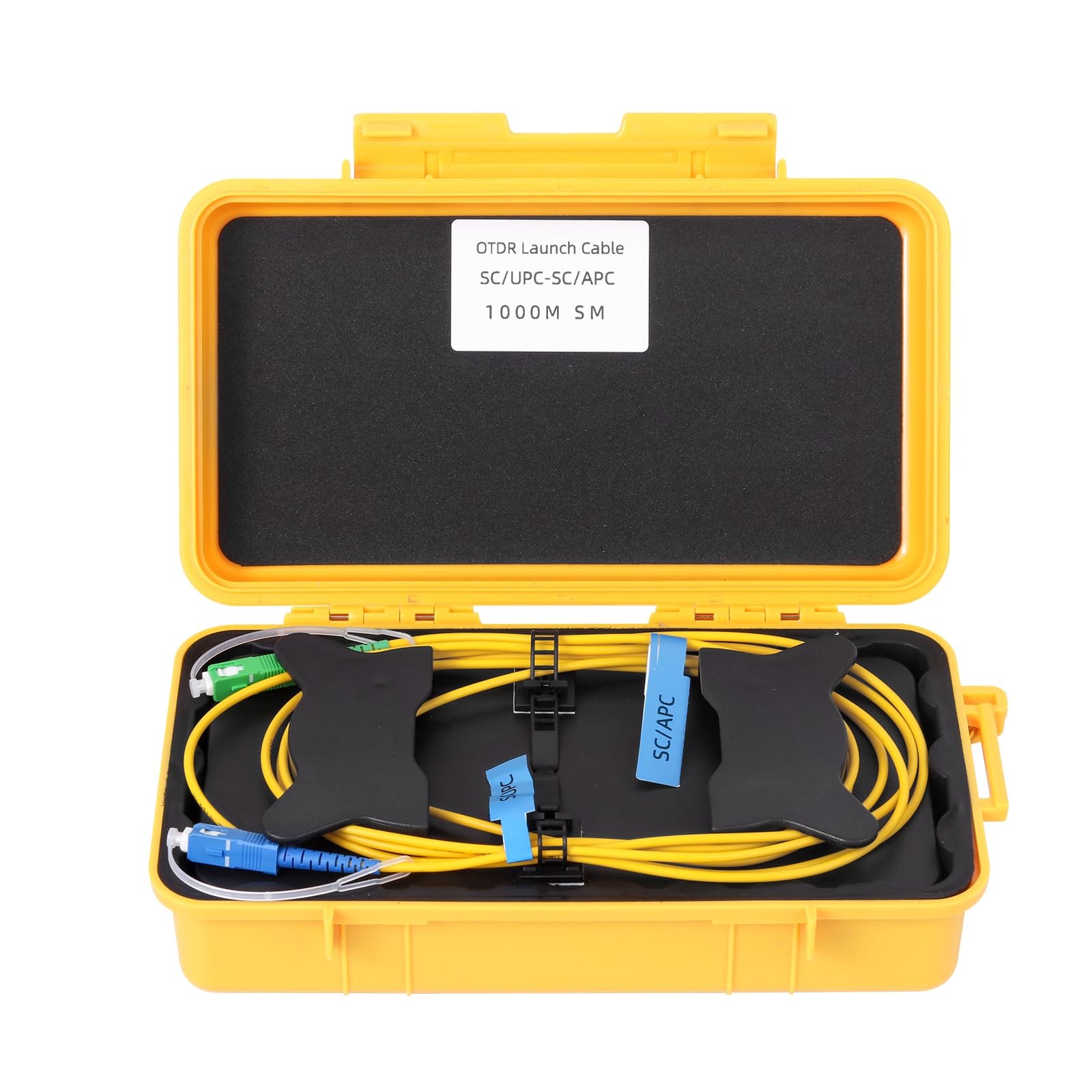OTDR Launch Cable Box SC/UPC to SCAPC Single Mode 1000 Meter Fiber Optic OTDR