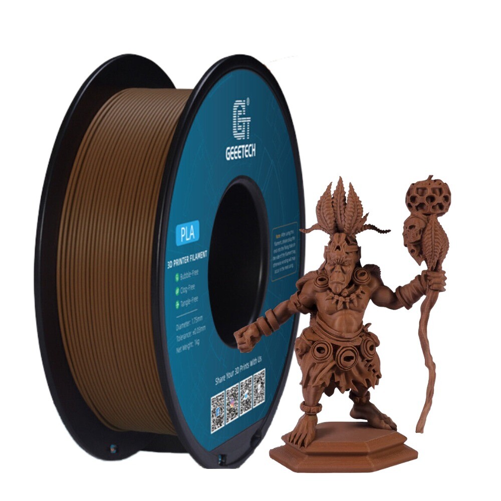 GEEETECH Filament Matte PLA Browm 1.75mm 1kg/roll Consumables For FDM 3D Printer