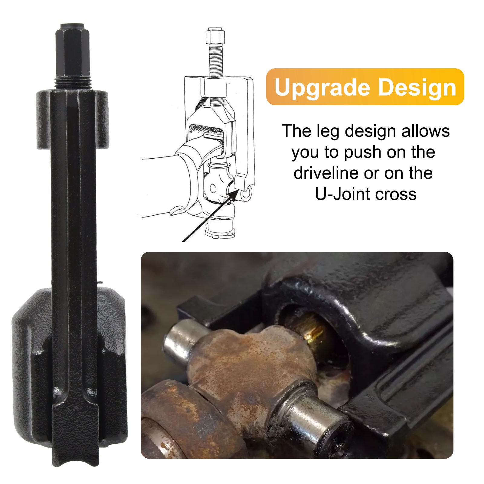 10105 Heavy-Duty Universal Joint Puller Press Removal U-Joint Tool Class 1-3 US
