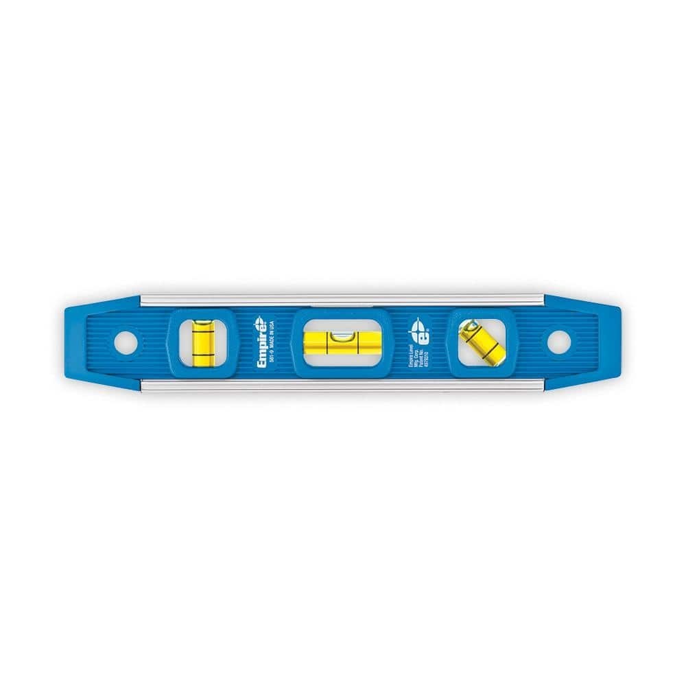 9 in Torpedo Level Magnetic Bubble Level Tool Compact Level Empire 587-24