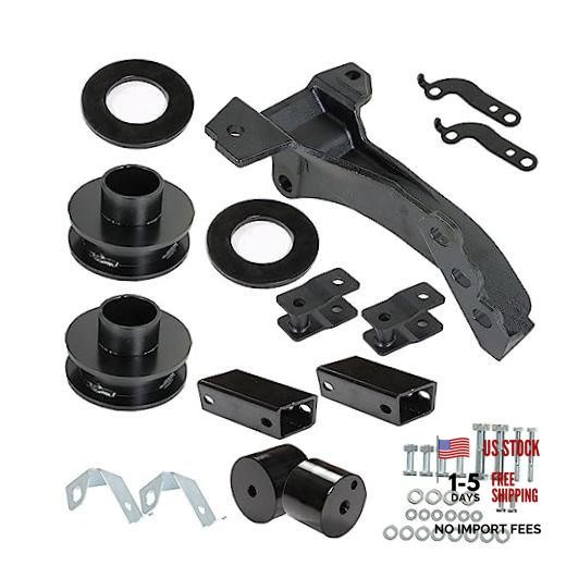 2.5 Front Leveling Kit w/Track Bar Bracket Replacement for 2011-2020 Super
