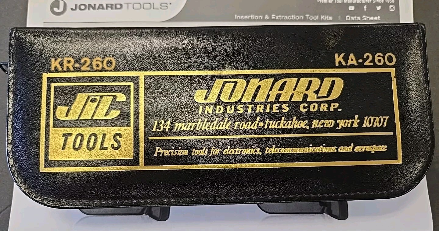 JONARD TOOLS KA-260 Connector Insertion Tool Kit,3 Pc