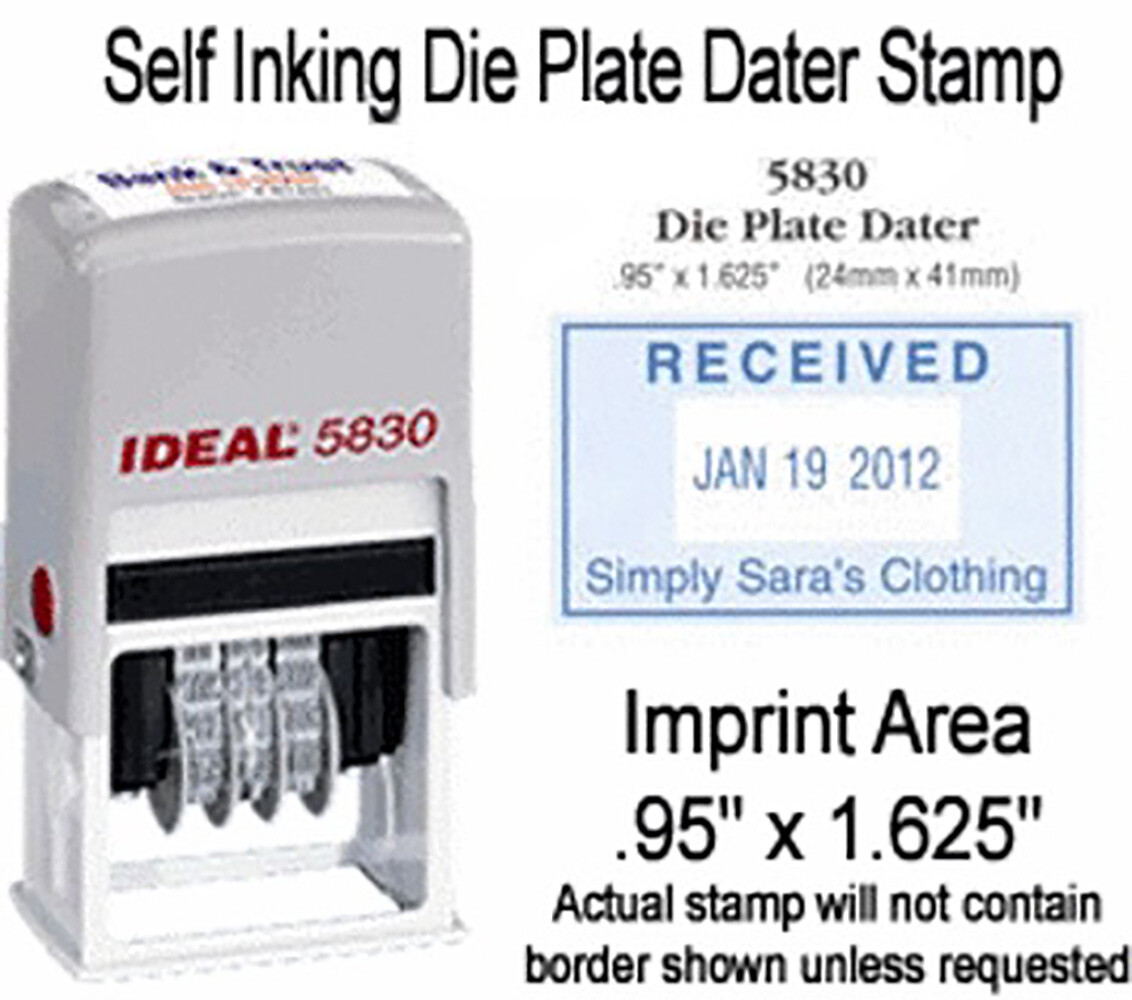 Ideal 5830 Replacement Ink Pad Purple Ink