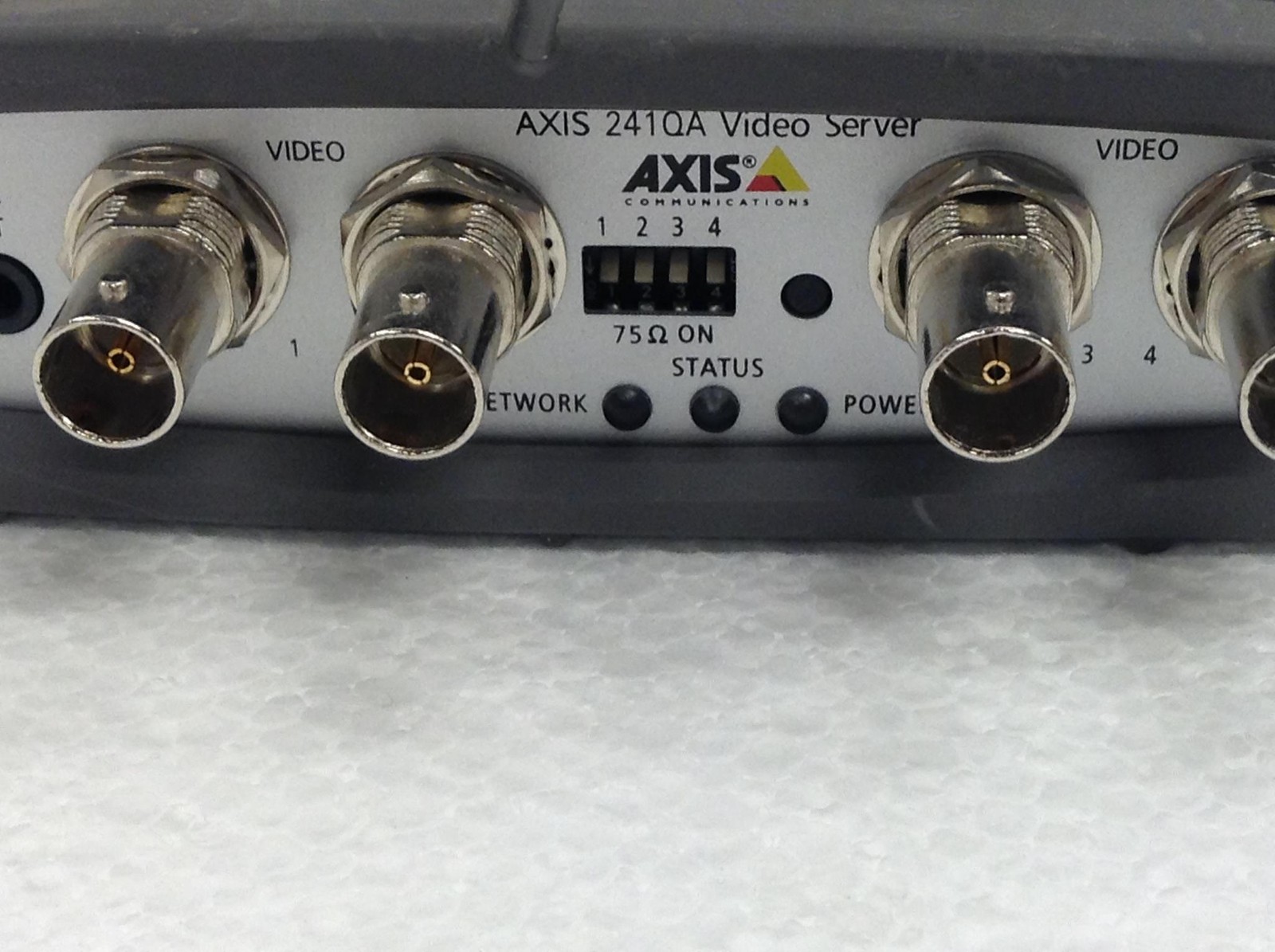 Axis 241QA 4 Channel Video Server 0230-001-04, No Ac Adapter, WORKING