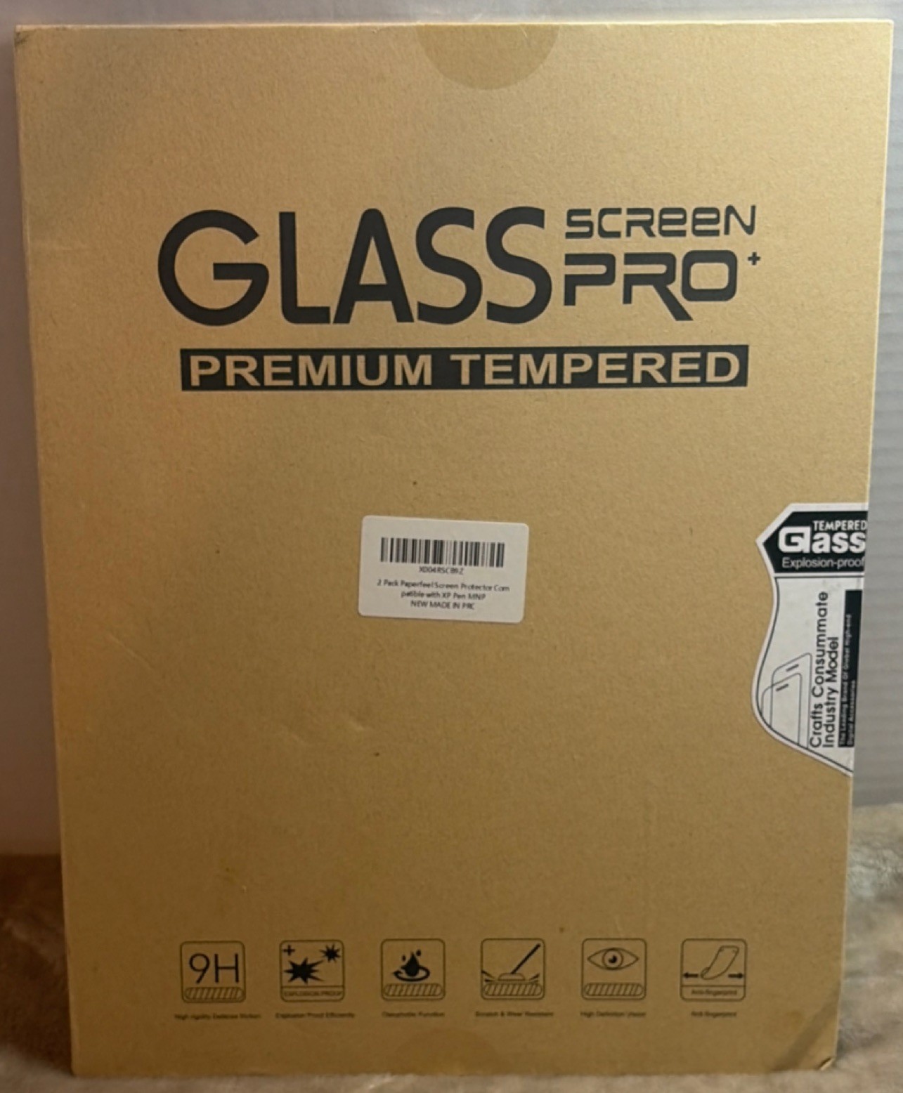 Glass Screen Pro+ Tempered Glass Paperfeel Screen Protector for XP Pen MNP 12.9…