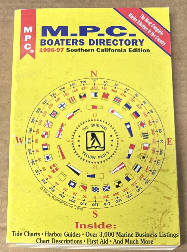 M.P.C. Boaters Directory 1996-97 Southern California Edition (GOOD)