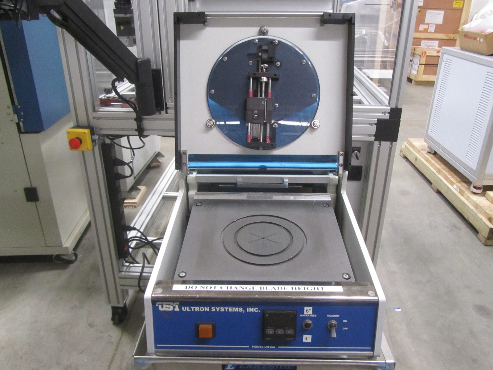 Ultron Systems UH108 Wafer Film Applicator Backlapping USI