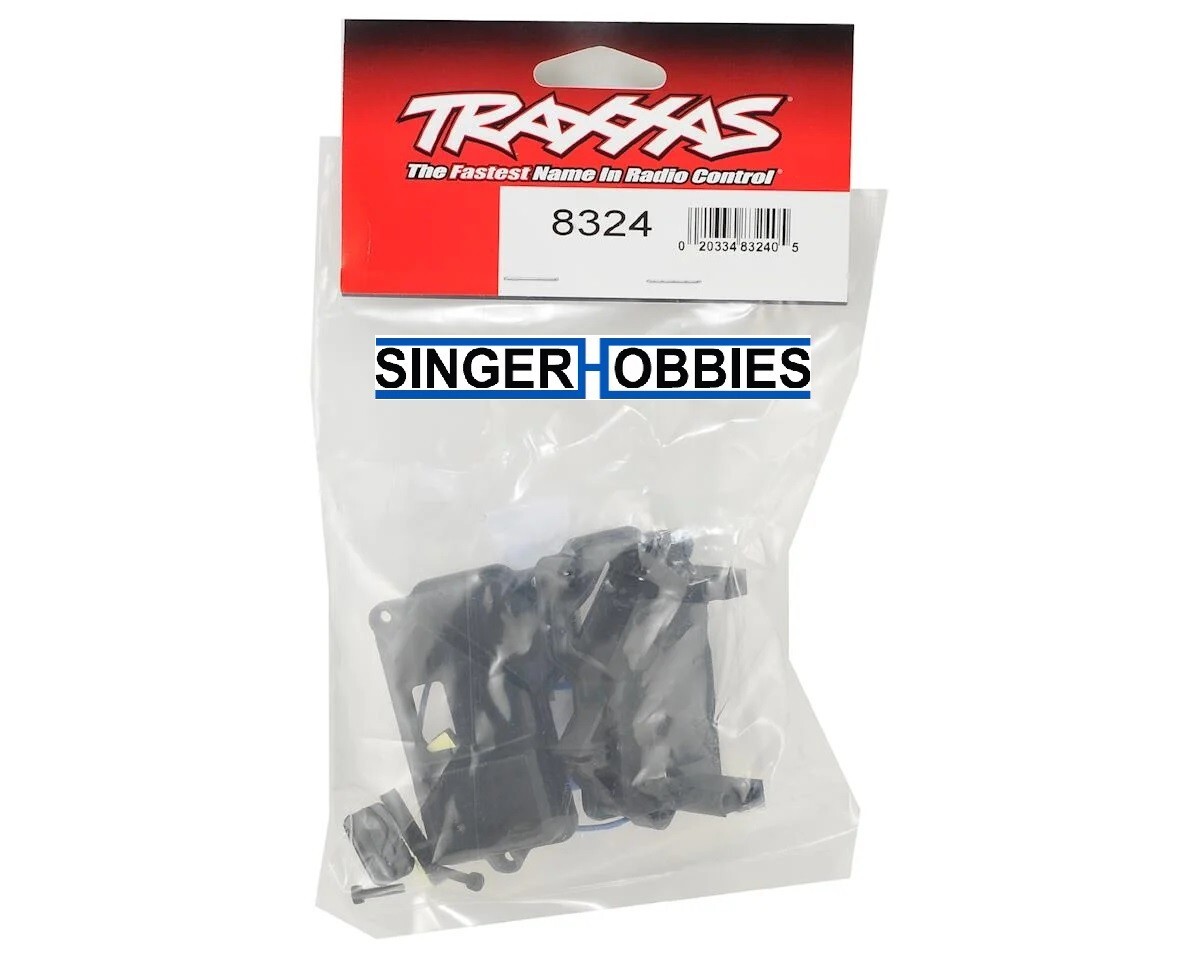 Traxxas 8324 Box Receiver Sealed, Steering Servo Mount 4-TEC 2.0/3.0/Drift TRA1