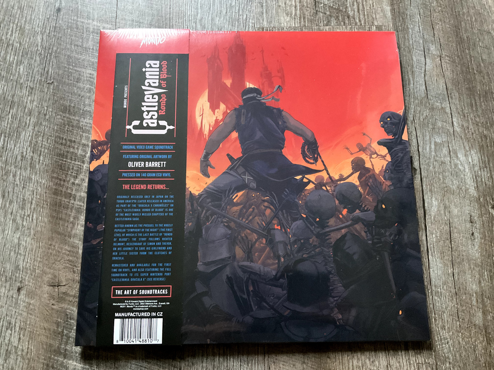Castlevania: Rondo Of Blood / Dracula Soundtrack VGM 2LP Album - Mondo Eco - NEW