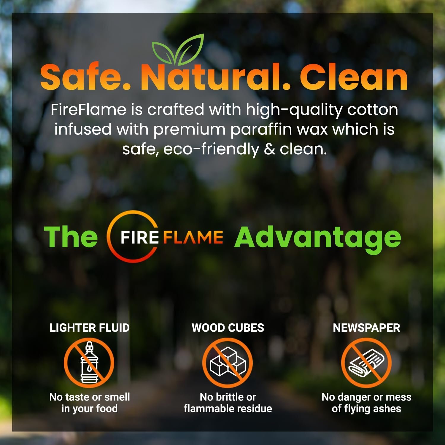 FireFlame Fire Plugs Fire Starter - Quick Instant 100% Waterproof All-Purpose...