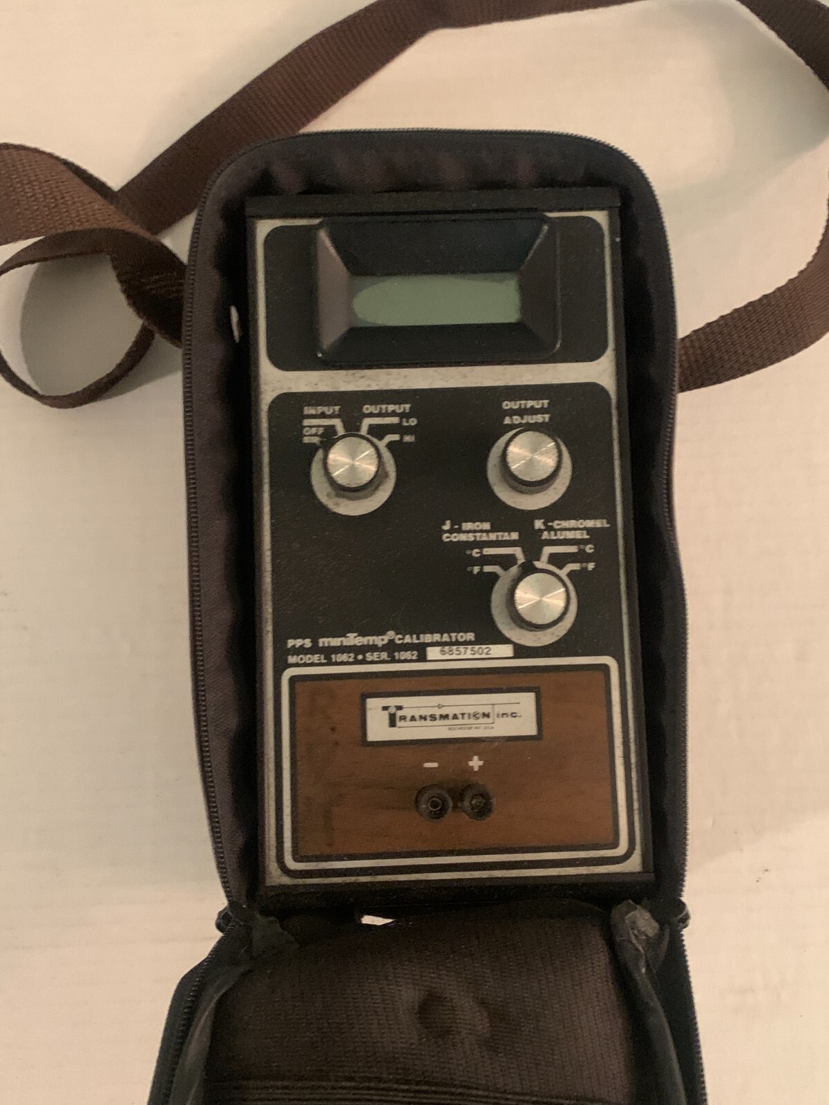TRANSMATION INC.MODEL 1062 PPS MINITEMP CALIBRATOR (Does not turn on)