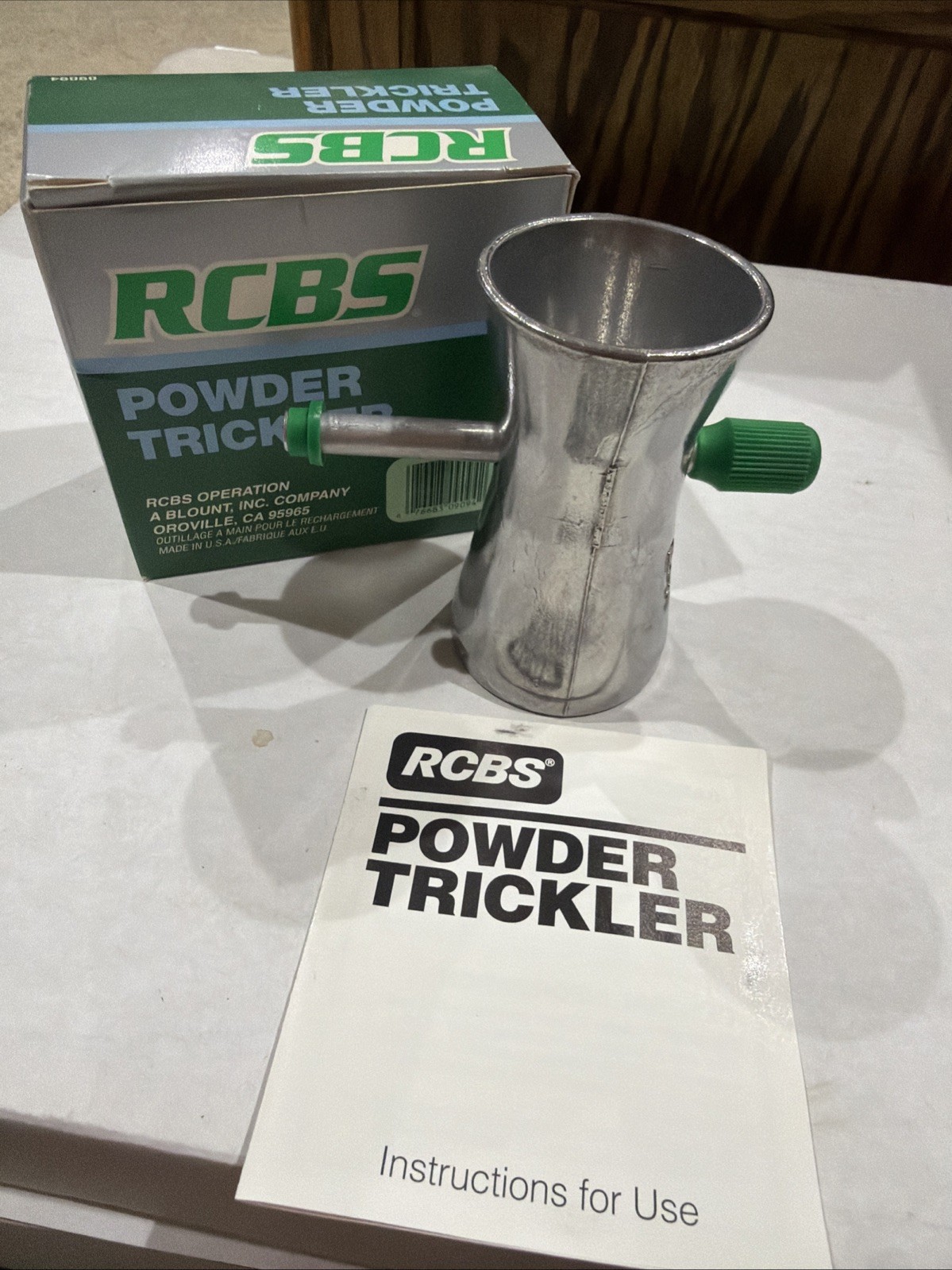 RCBS Powder Trickler-(09094) With instructions & Box Great Shape
