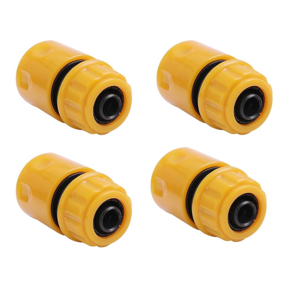 Garden Hose Adapter, Faucet Connector, 3/4 Inch Hose Quick Coupler Set No Lea...