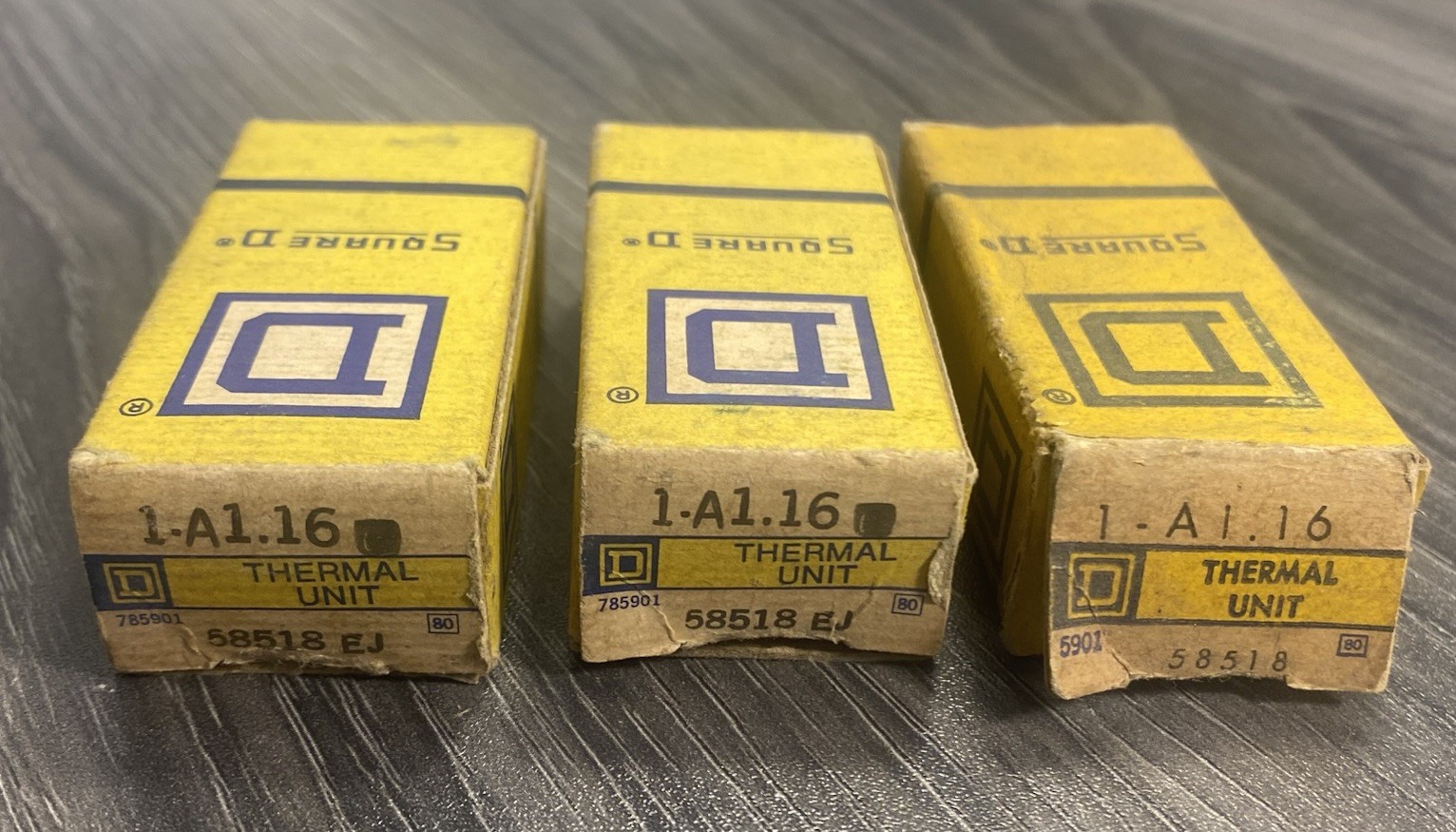 NOS SQUARE D A1.16 Overload Relay Thermal Unit 1-A1.16  ***Lot of 3***