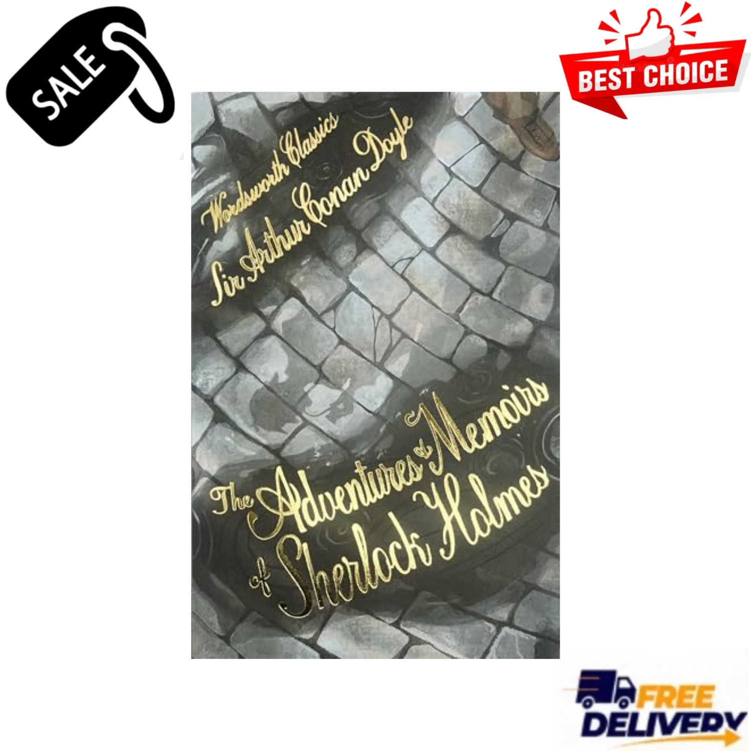 The Adventures & Memoirs of Sherlock Holmes by Sir Arthur Conan Doyle