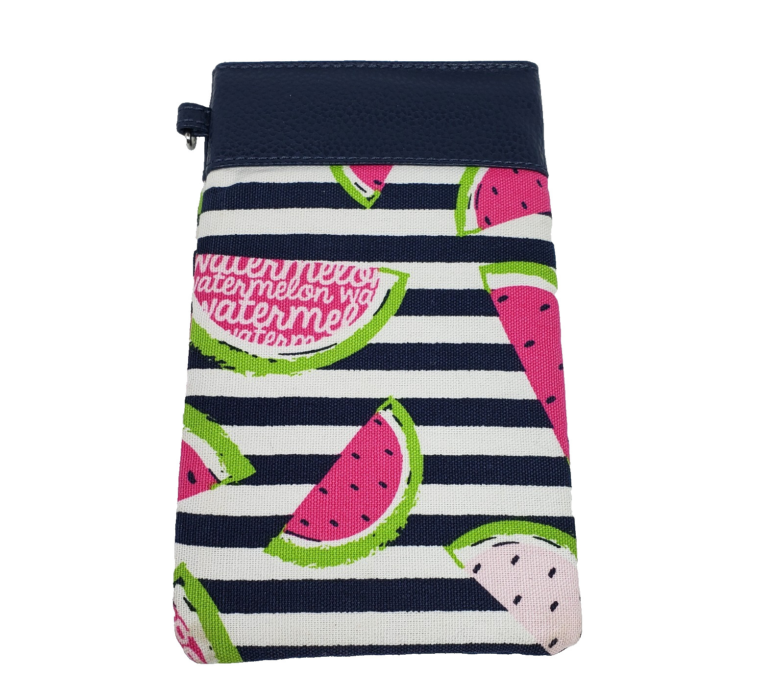 Thirsty One Watermelon Pinch Top Striped Eyeglass Sunglasses Case Holder