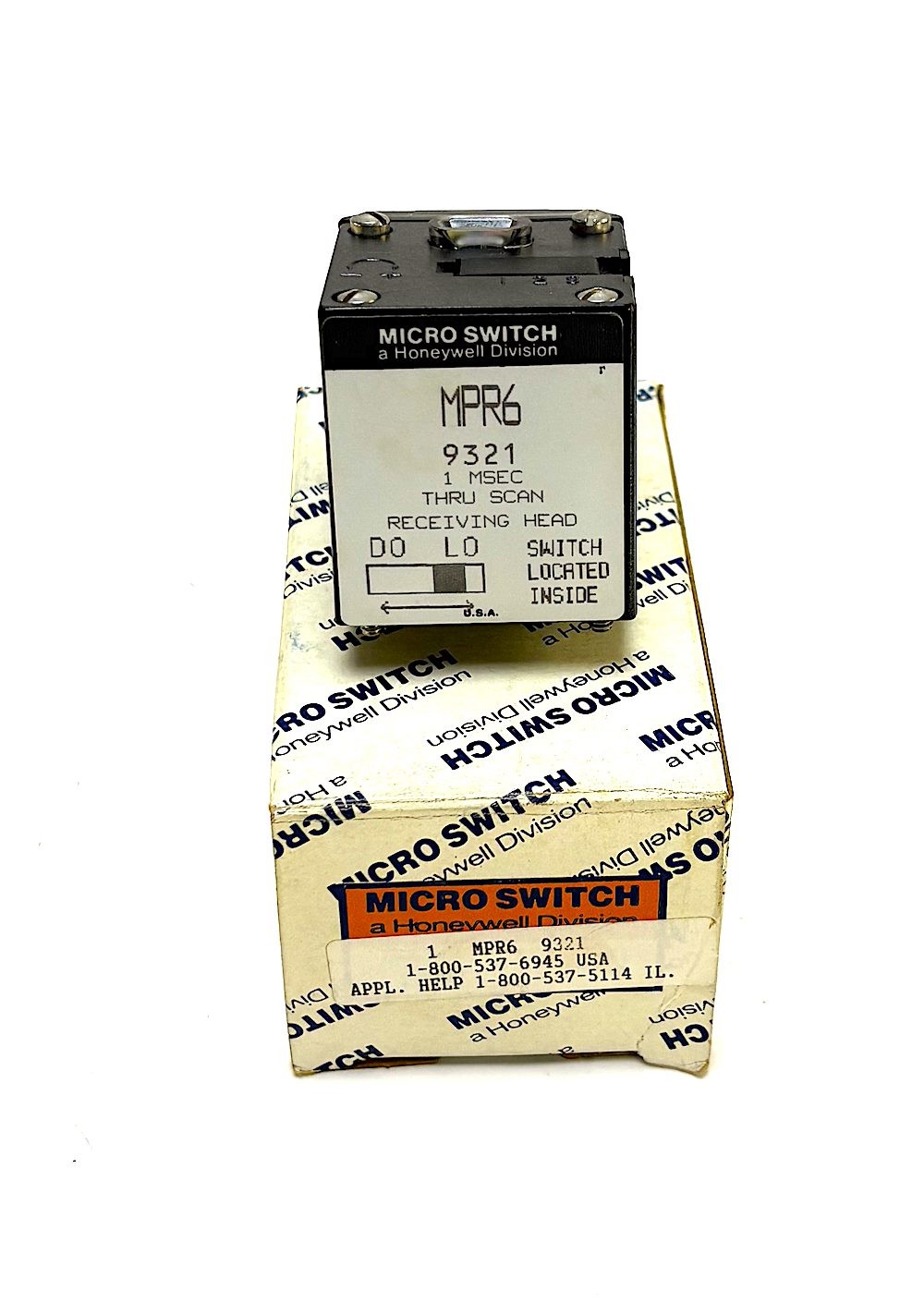 Micro Switch MPR6 9321 Scan Receiving Head (New)