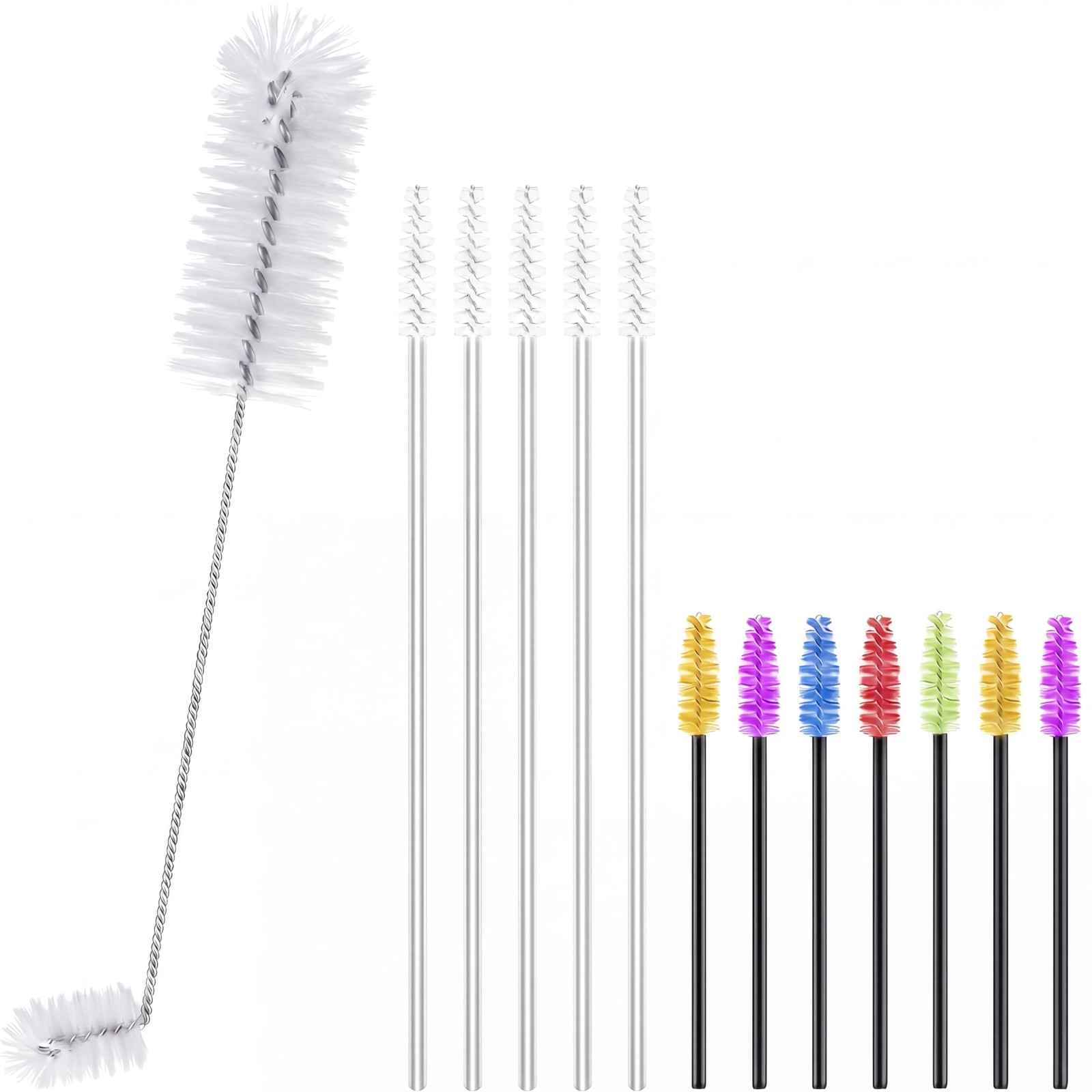 Perthlin 37 Pieces Hummingbird Feeder Cleaning 9.8 cm/ 3.9 inches, White