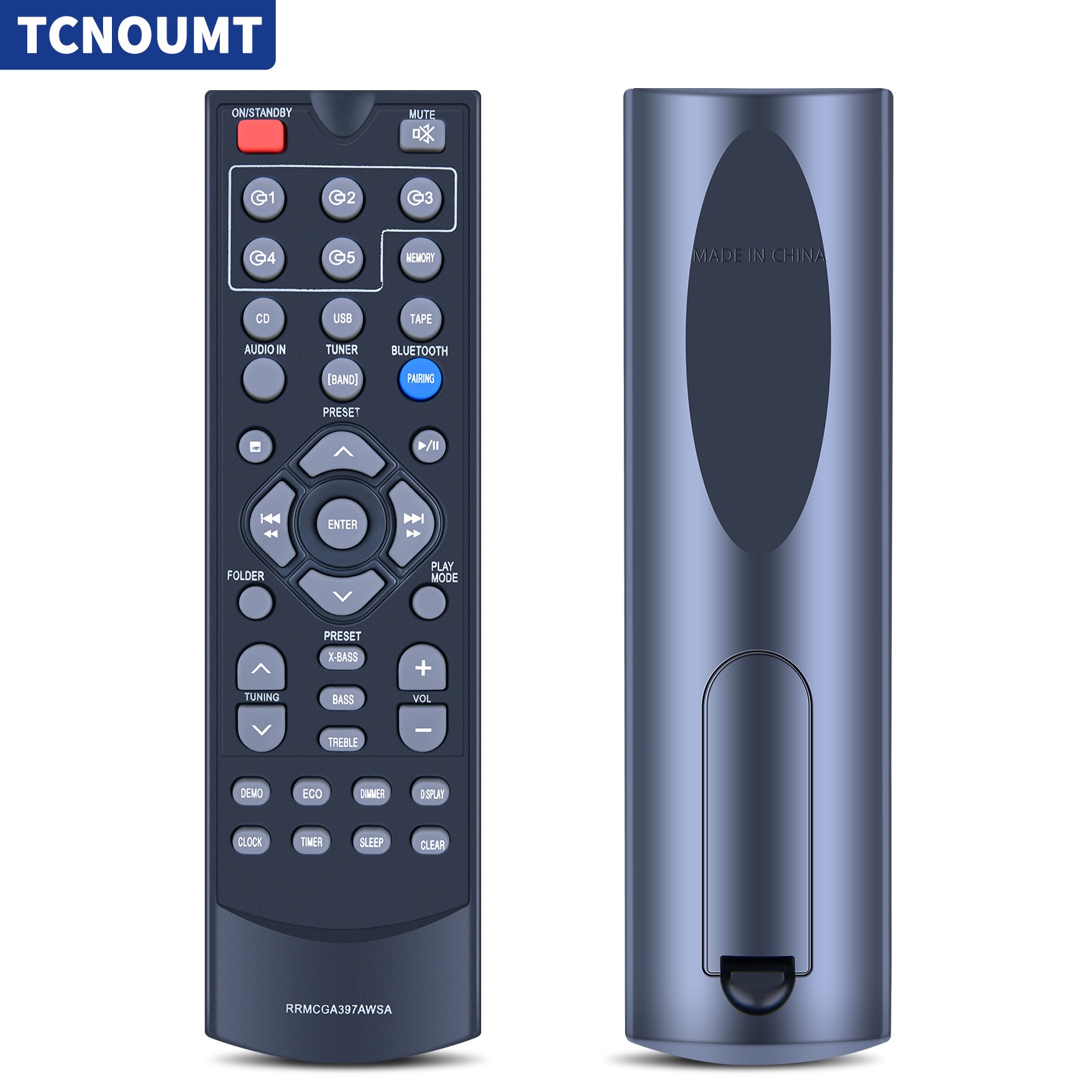New RRMCGA397AWSA Remote Control For Sharp Speaker System CD-BH950