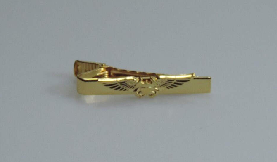 US Navy Flight Officer Tie Clasp ~ Gold Tone Tie Clasp