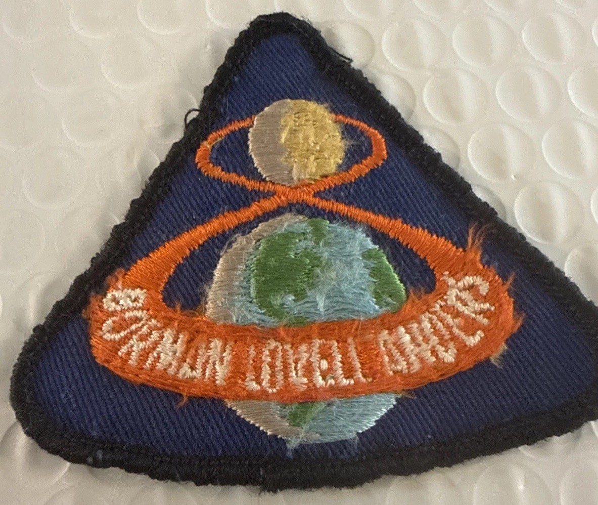 NASA PATCH, 1960s ORIGINAL, APOLLO 8, ASTRONAUTS BORMAN LOVELL ANDERS