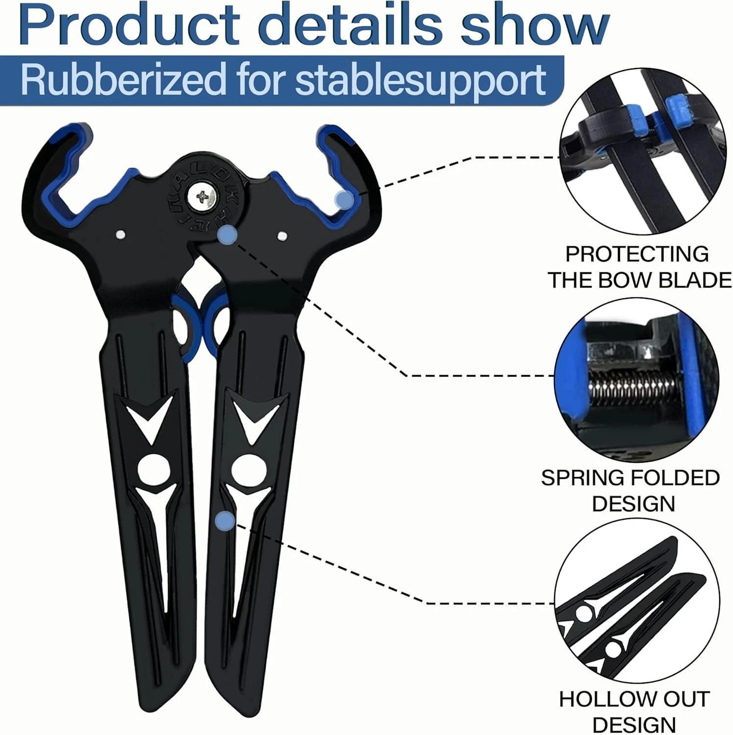 Bow Stand for Compound Bow Arrow Eight Bow Holder Composite Archery Rubber Holde