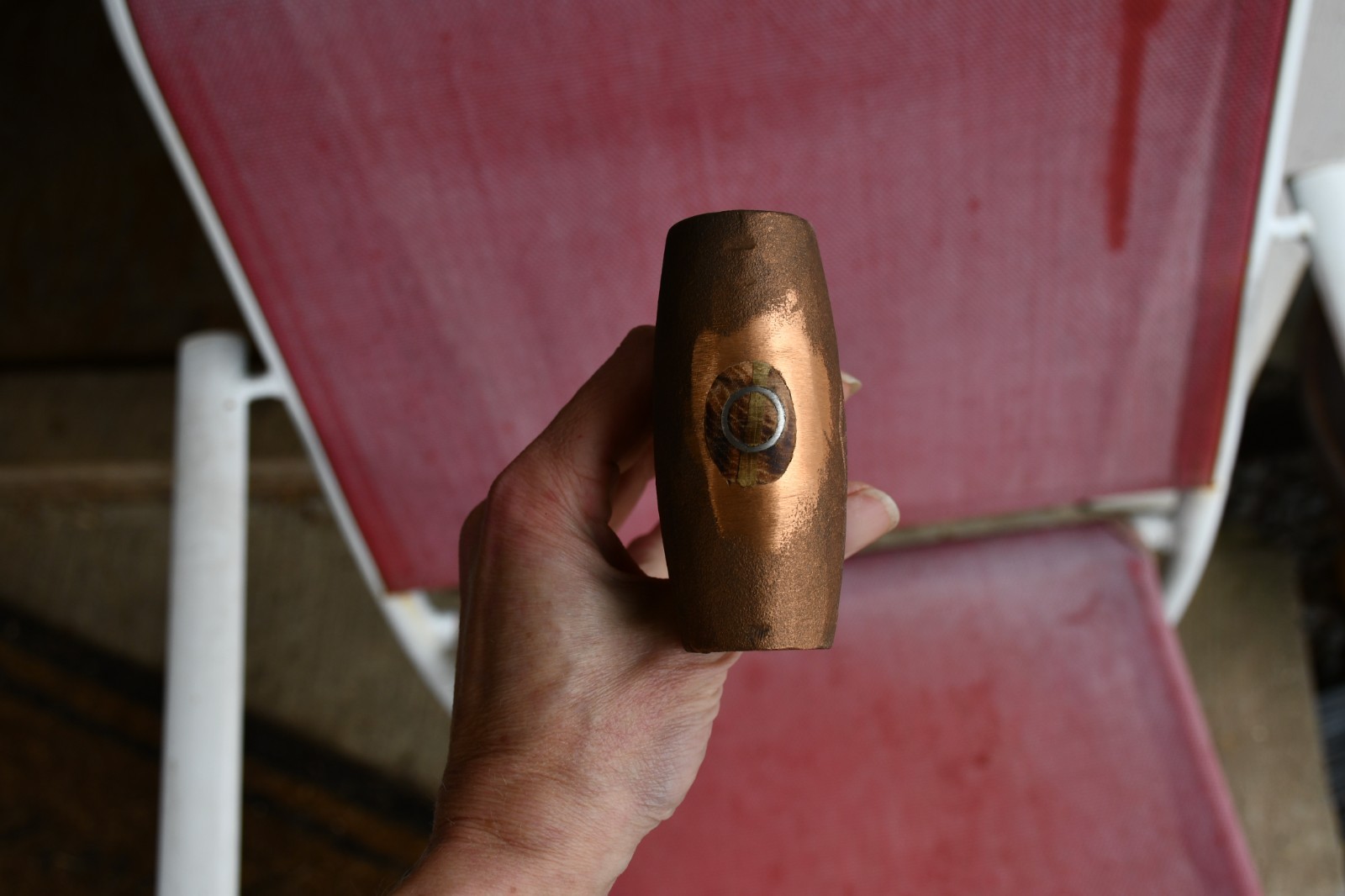 2lb red brass hammer