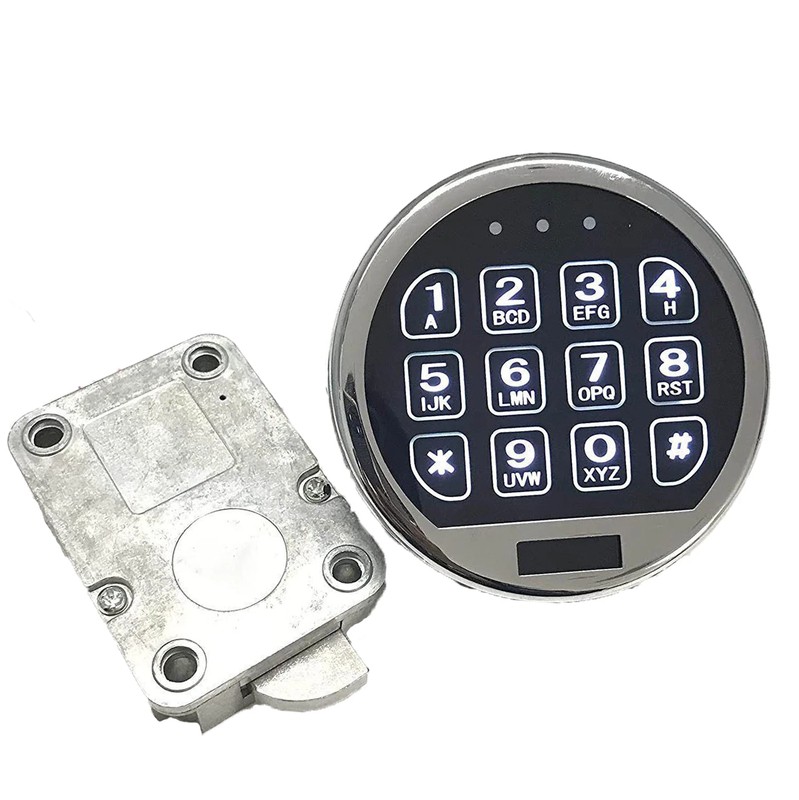 LED Keypad Electronic combination safe lock replacement, Rotating Lock Bolt