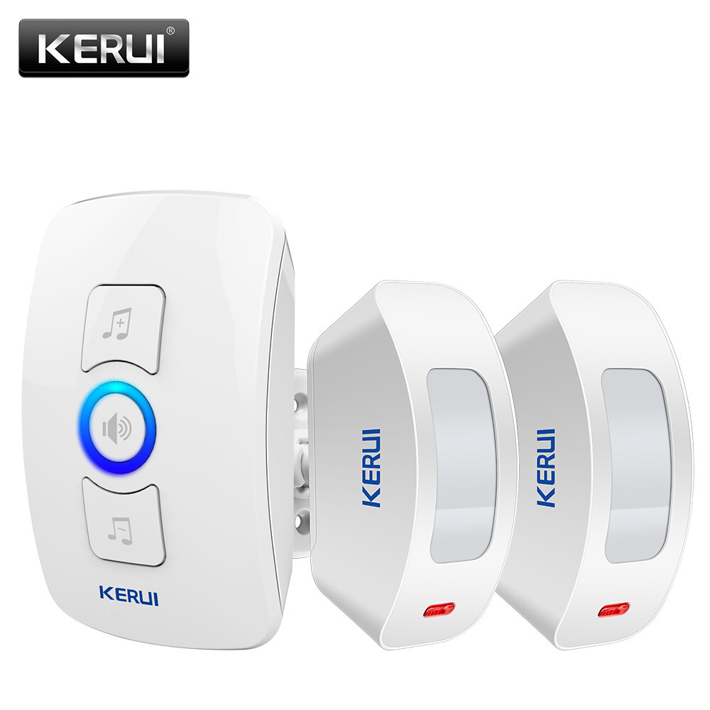 Wireless Motion Infrared Driveway Alarm Sensor Garage Alert Secure System Patrol