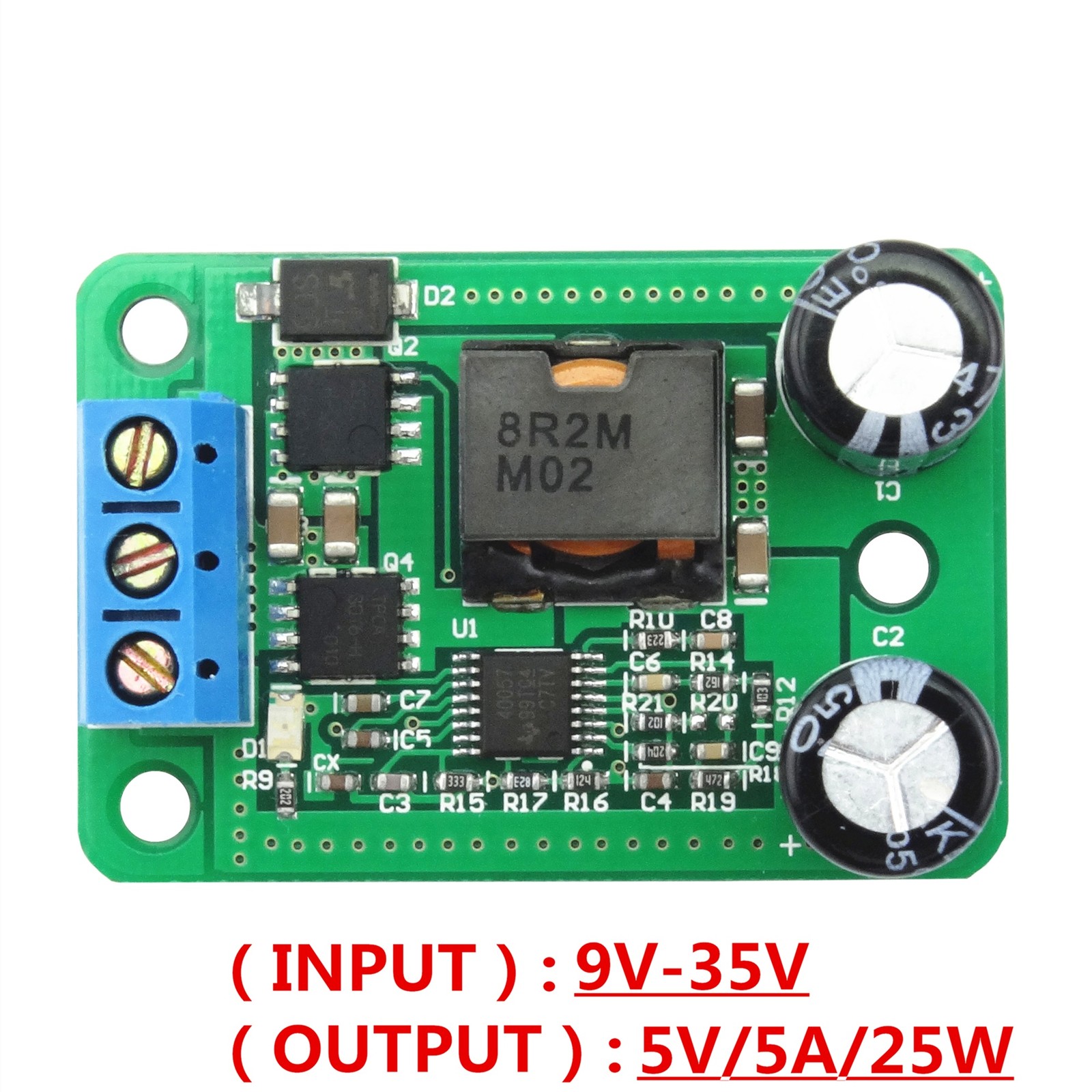 1PCS DC-DC Converter 24V 12V to 5V 5A 25W Step down Power Supply Module