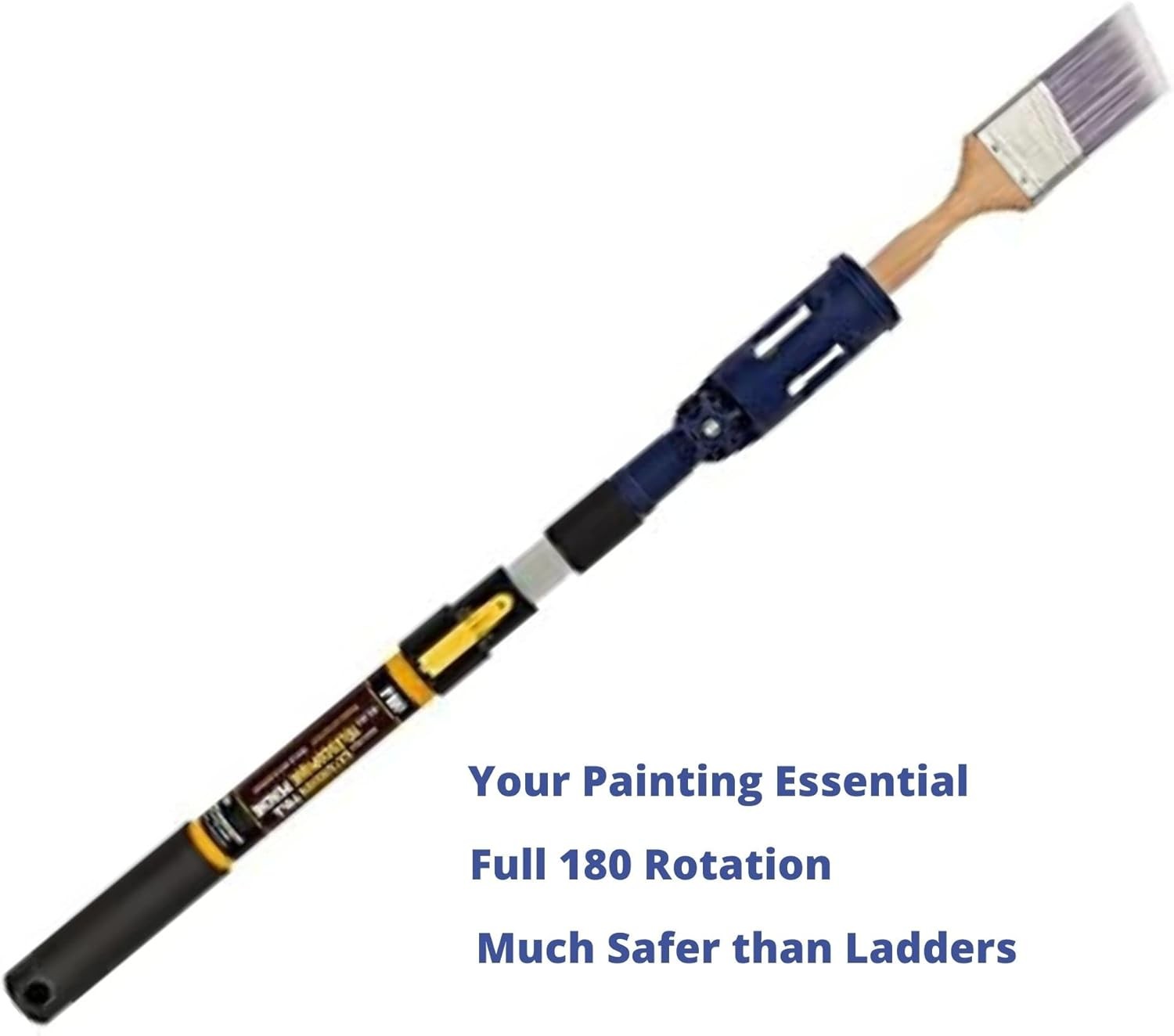 Multi-Angle Paint Brush Extender - Extension Pole Large, Multicolor