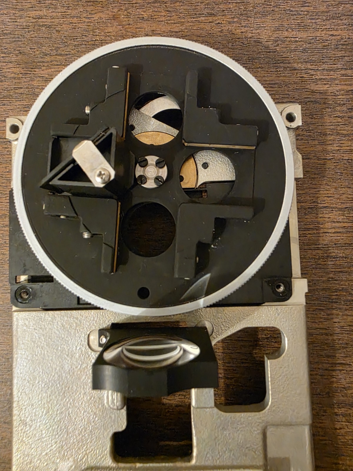 LEICA MICROSCOPE DMRE DMR DMRB INTERMEDIATE FLUORESCENCE FL FILTER CAROUSEL