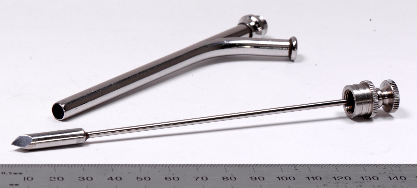 Sklar #34-1422 Ochsner Trocar 6" Surgical 22Fr Stainless Steel