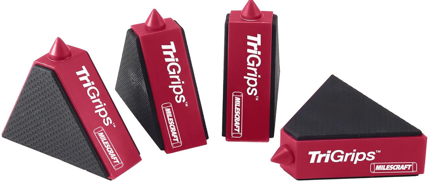 1600 Trigrips - Triangle Cookie Work Grippers, for Woodworking, Painting, Raisin