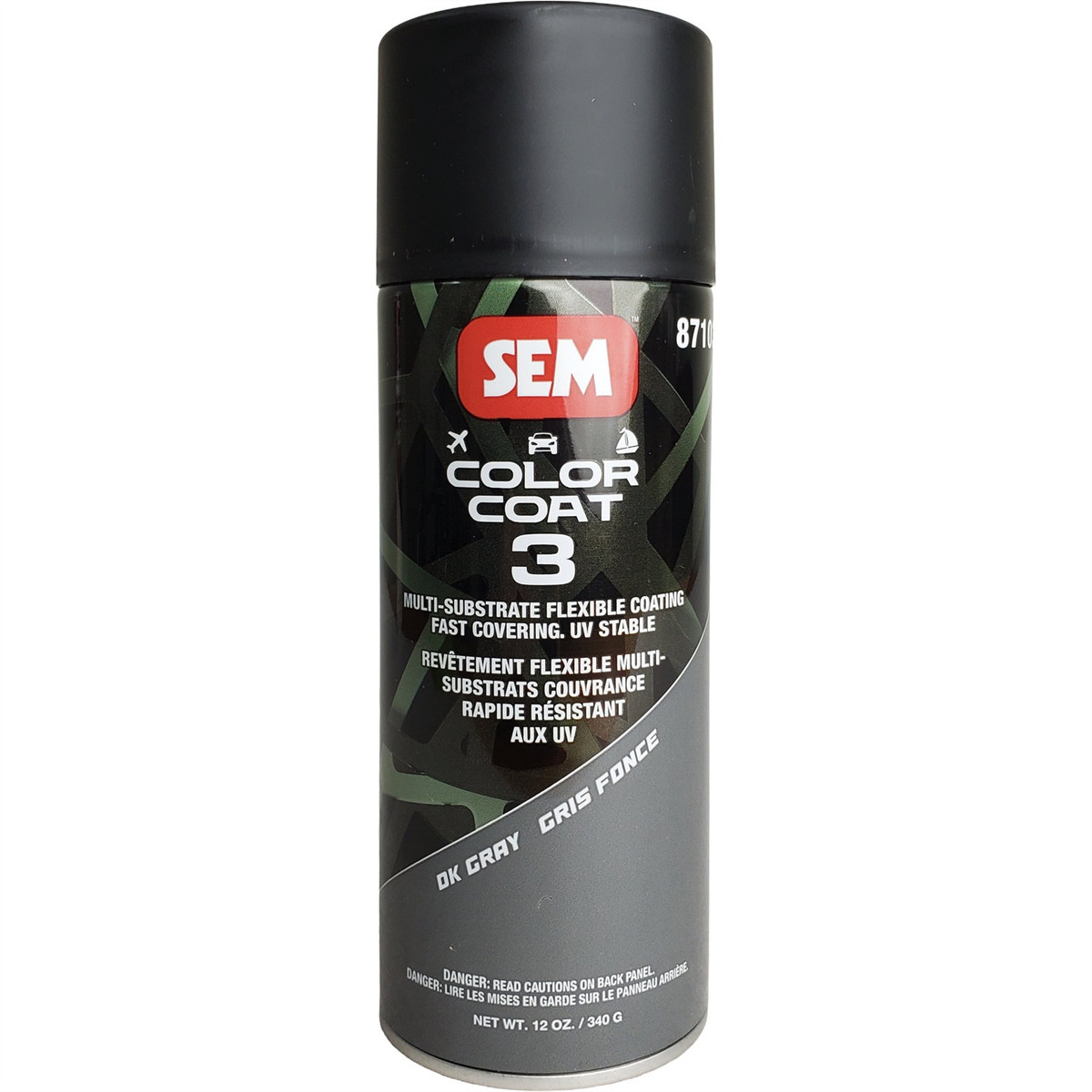 SEM Paints Color Coat 3 Dark Gray 16 oz Aerosol
