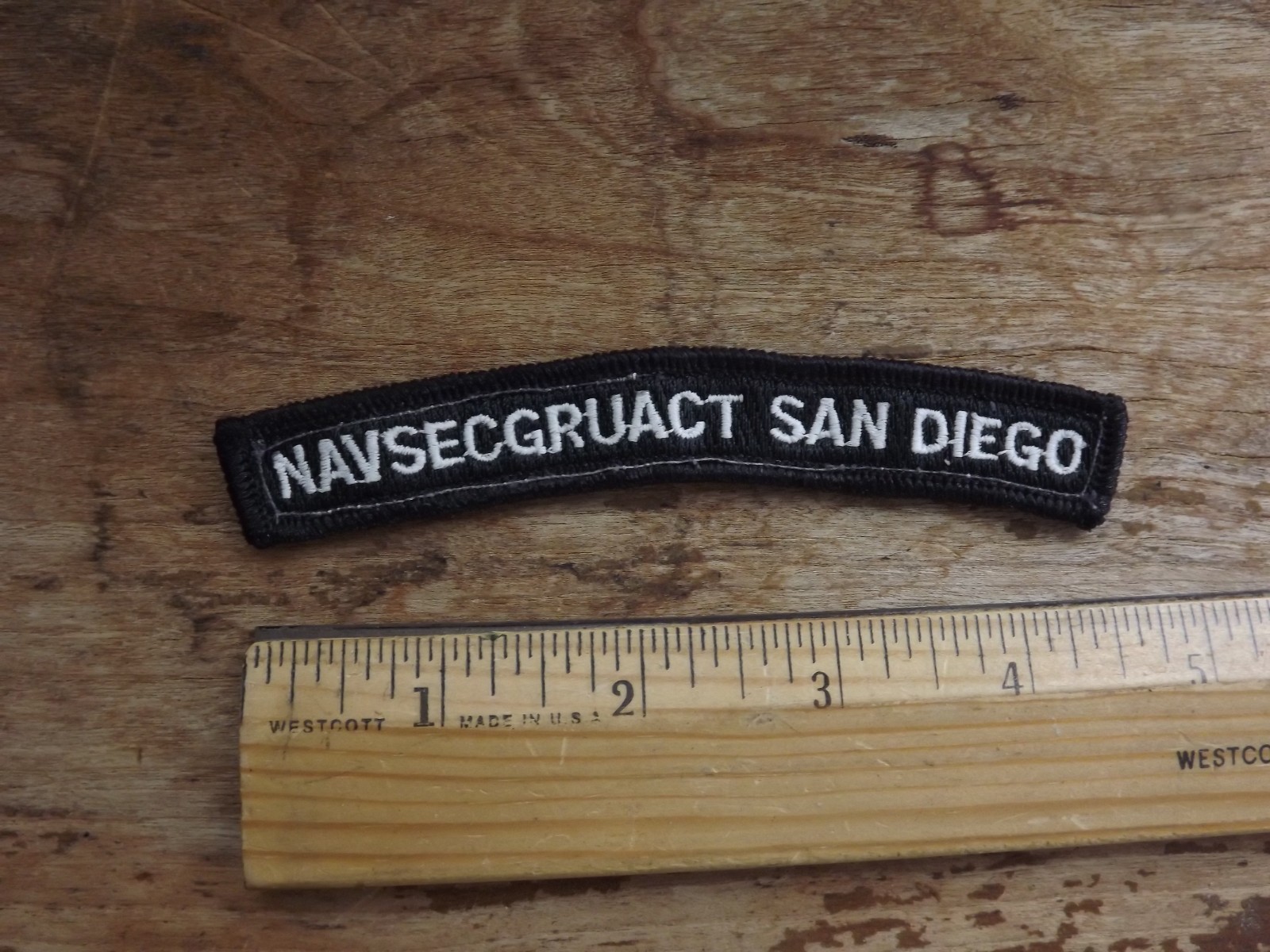 Navy NAVSECGRUACT SAN DIEGO Tab  - Inv# C1884
