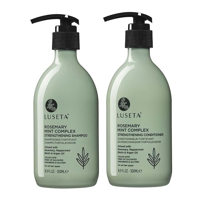 Luseta Rosemary Mint Shampoo&Conditioner Provide Nourishment &Smoothness 16.9OZ