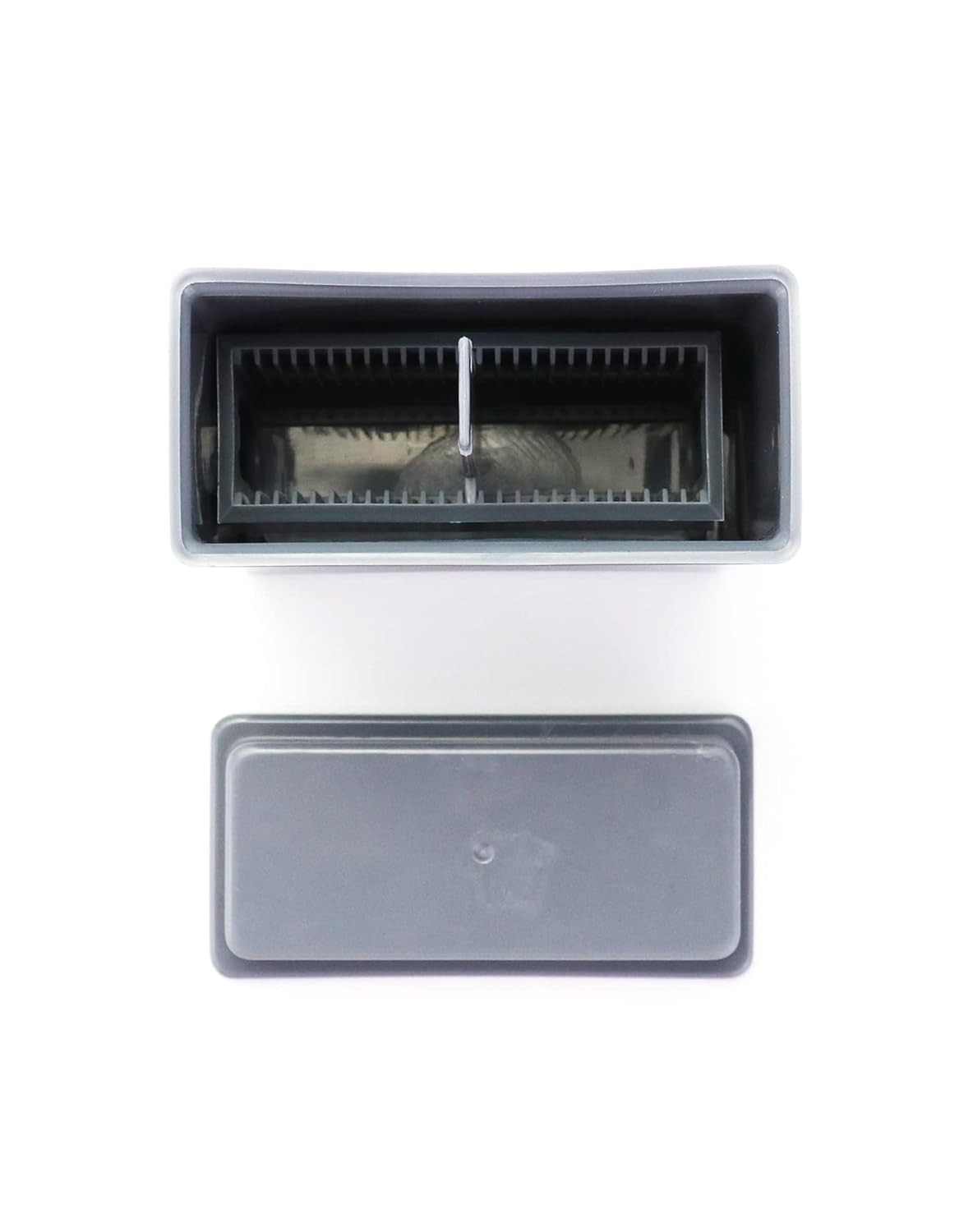 Microscope Slide Staining Jars & Racks, 10 Pack, 24-Slot, Fits 3x1 Slides - Grey
