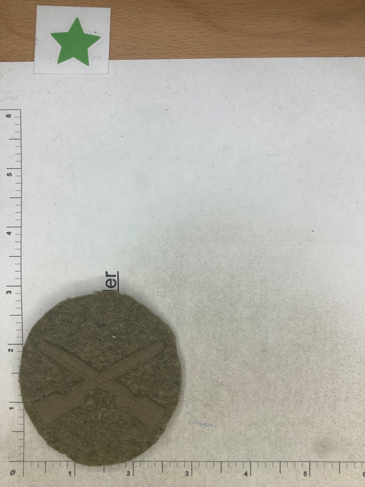 WORLD WAR 1  WOOL INFANTRY SLEEVE PATCH