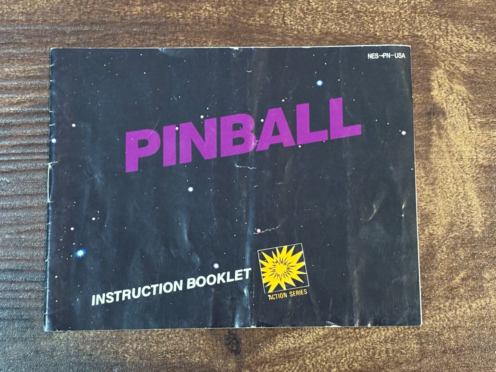 Pinball Black Box Version Nintendo NES Instruction Manual Only
